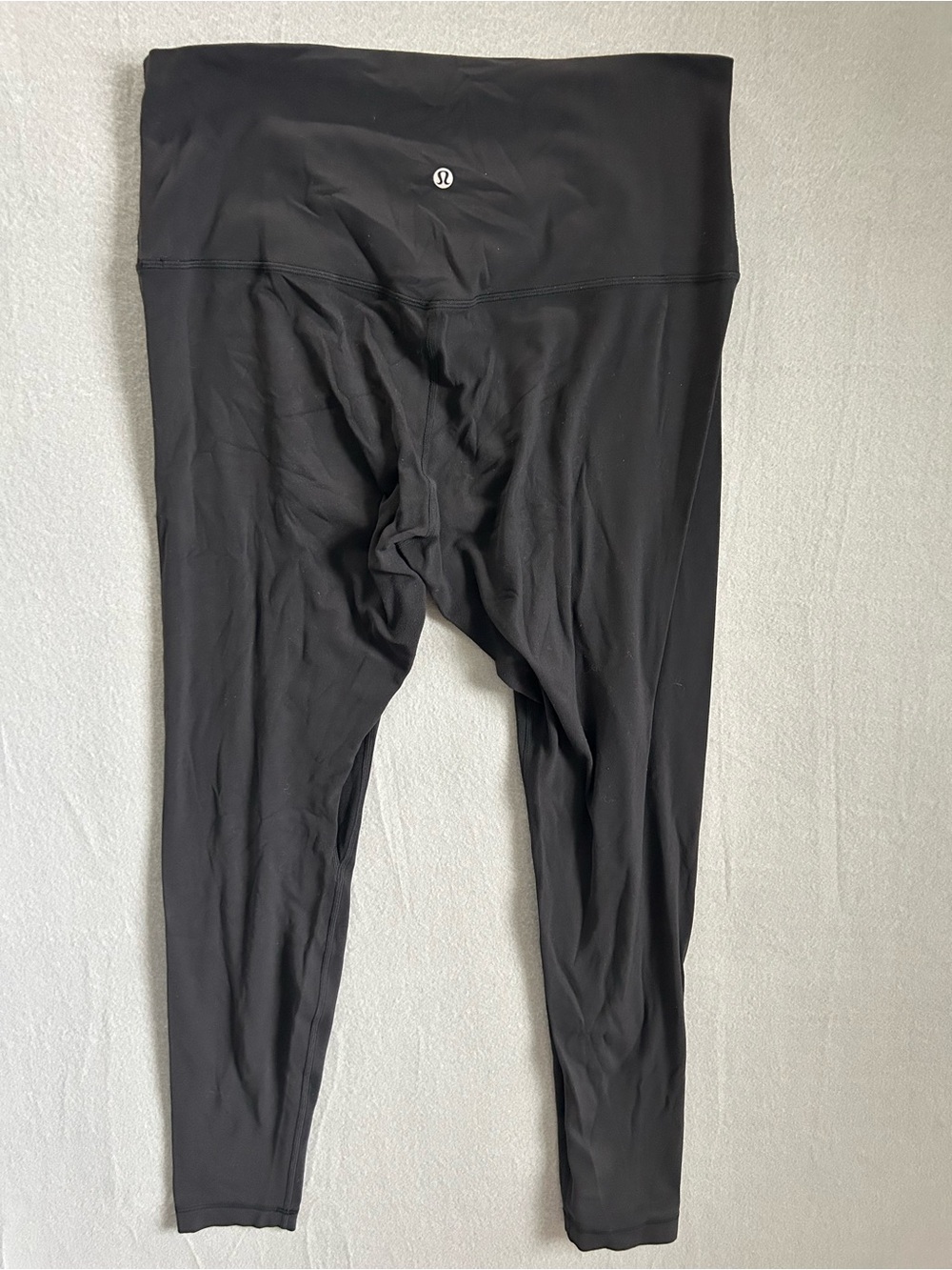 Lululemon Women Align Pant 28” Nulu LW5DITS Black Size 14 Leggings Gym Yoga